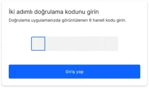 Bizmu Kimlik Doğrulama Uygulamasıyla (2FA) Giriş Rehberi 24 2fa dogrulama kodu